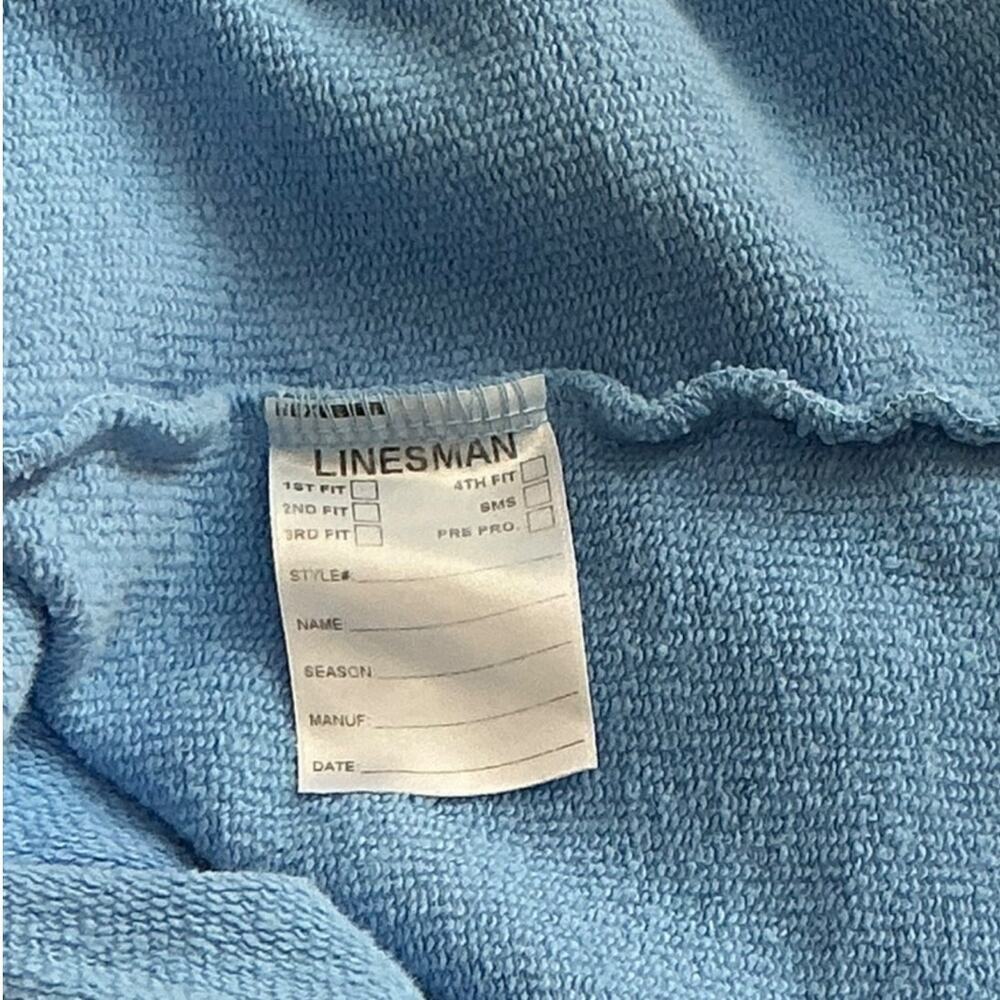 Frank & Eileen Mini James Hooded Dress Size Small Bright Baby Blue Triple Fleece - Picture 8 of 8